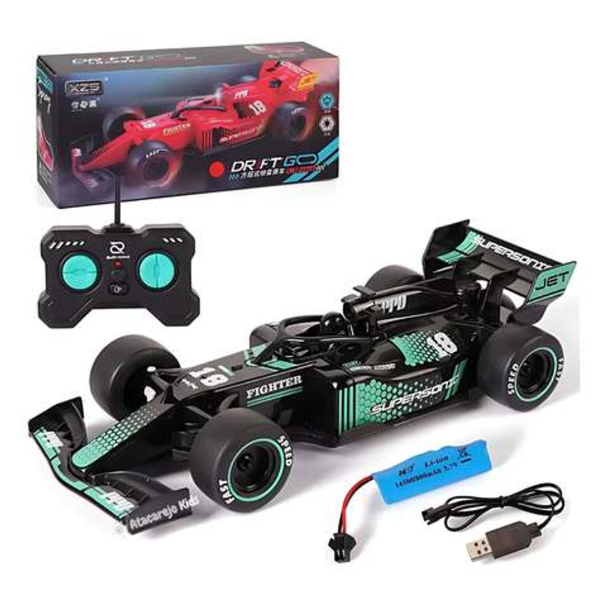 Carrinho Formula 1 Controle Remoto Recarregável