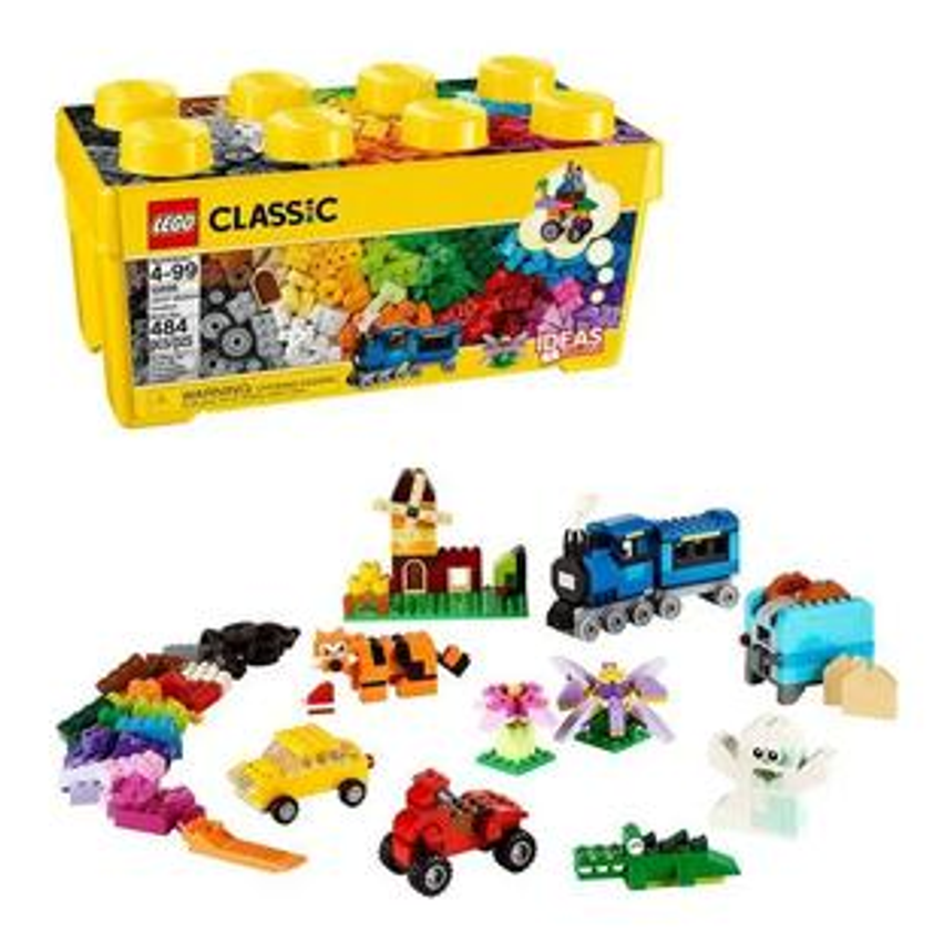 LEGO® Classic Caixa Média de Peças Criativas; 484 peças em 35 cores
