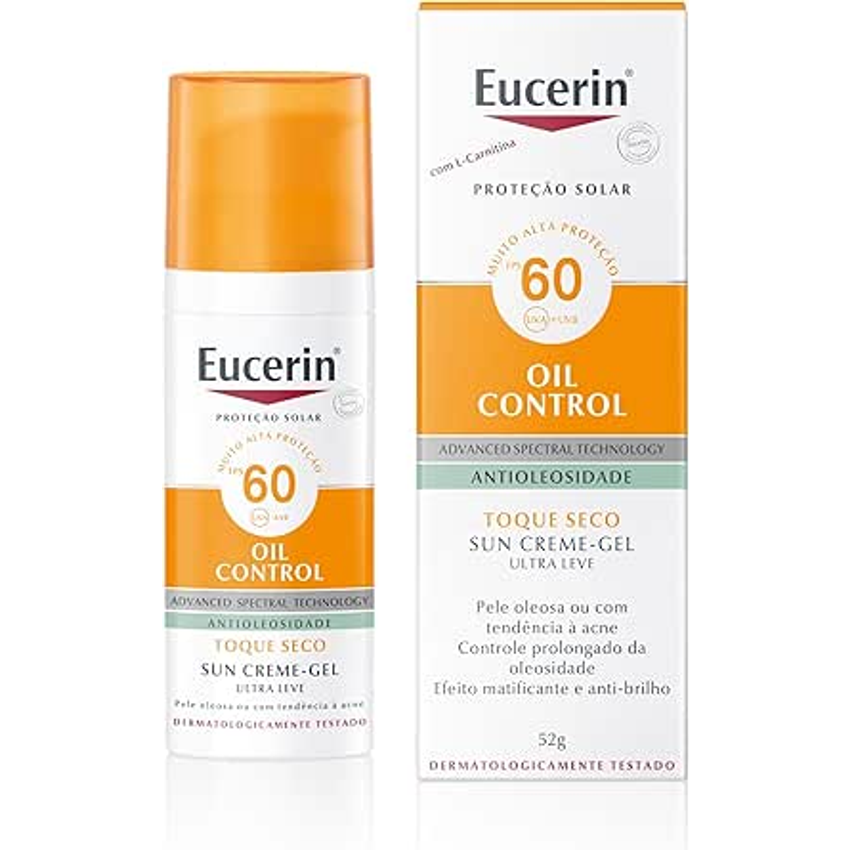 Eucerin Sun Oil Control FPS 60 Protetor Solar Facial 50ml