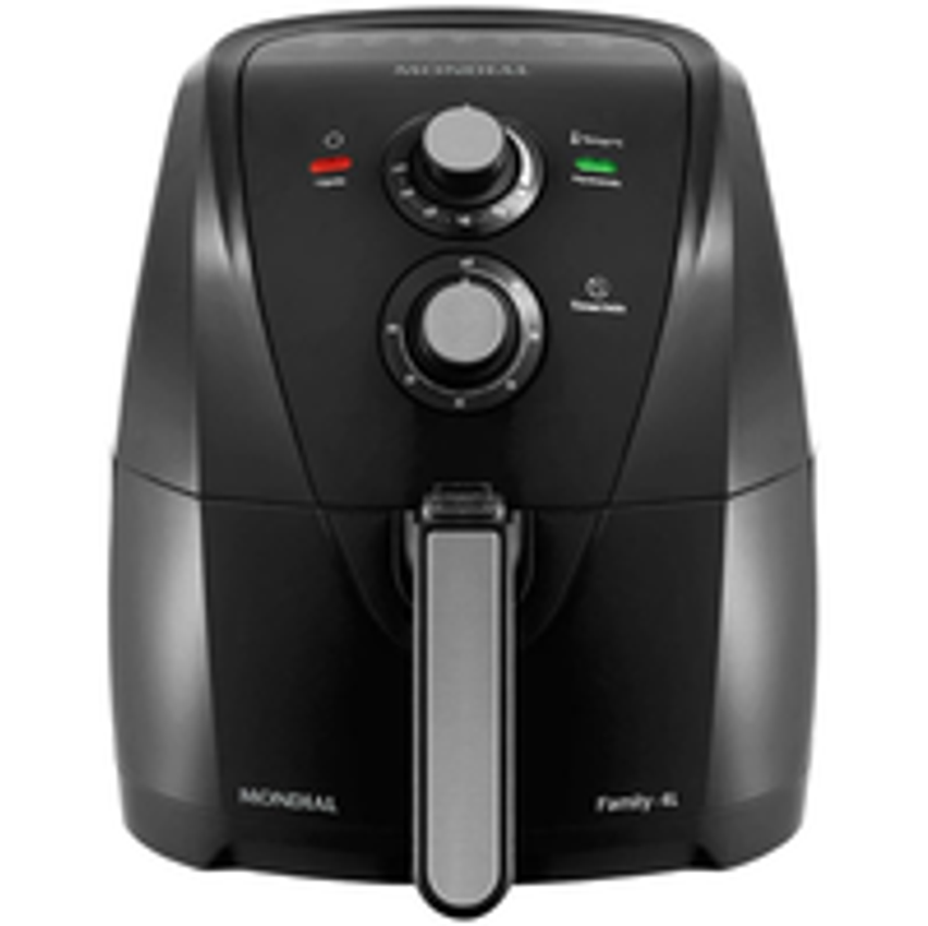 Fritadeira Elétrica Sem Óleo Air Fryer Mondial Family AFN40FB 4 L – Preta