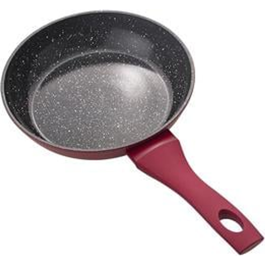 Mimo Style Frigideira Linha Cook - Estrutura em Alumínio Revestida em Cerâmica, Fundo de Indução. Cabo Soft-Touch, Não Esquenta. Funciona em Fogão a Gás, Elétrico e Indução (Grafito - Cinza, 22cm)