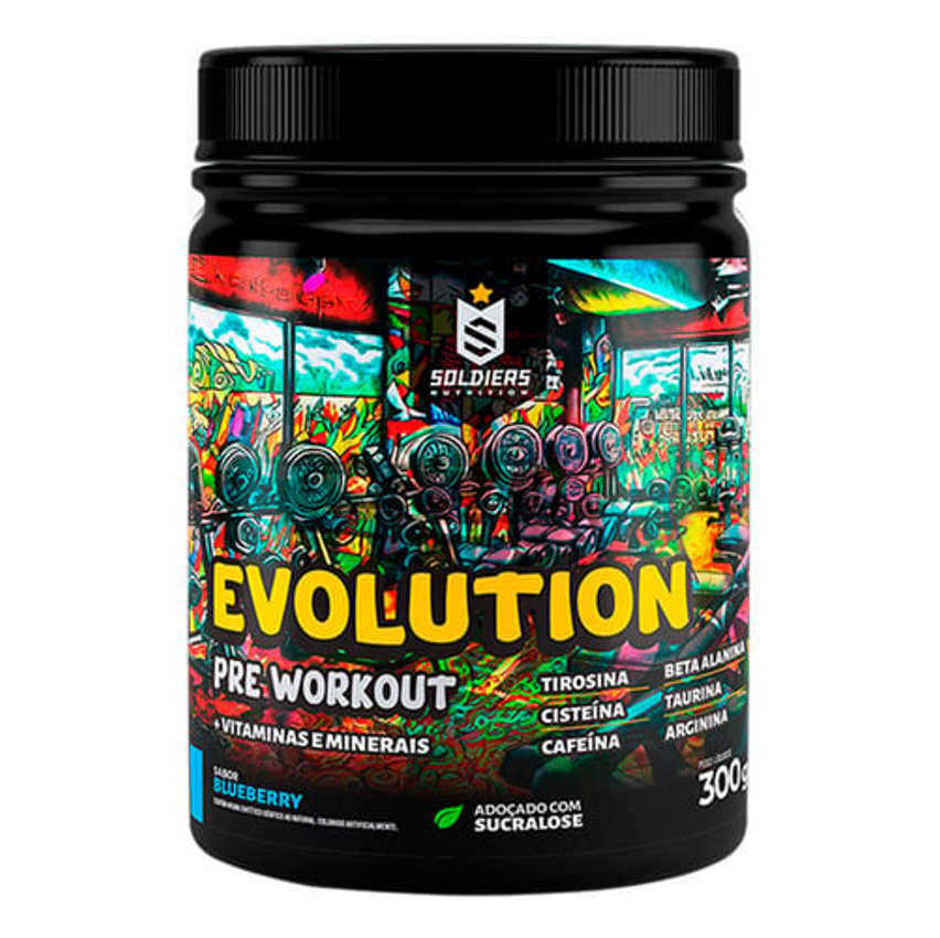 Pré-treino Evolution Pré Workout 300g Soldiers Nutrition