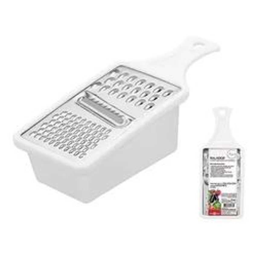 Ralador de Legumes Queijo Inox e Recipiente Plástico Manual - Art House