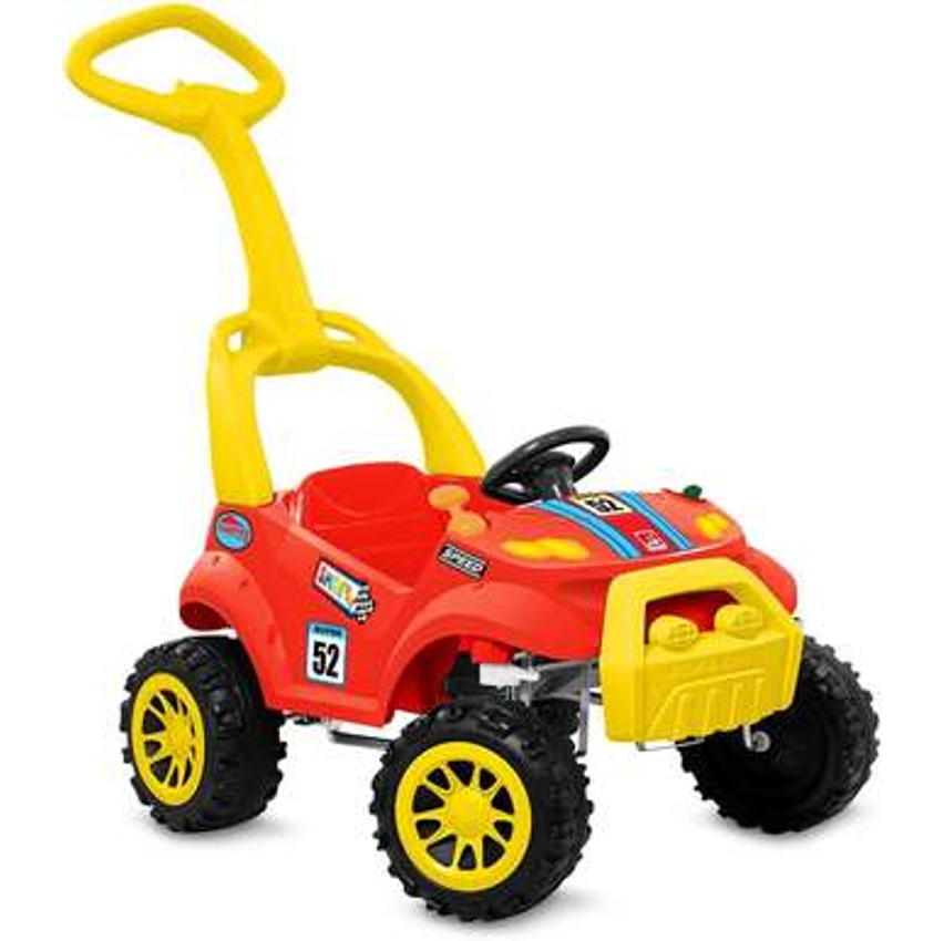 Quadriciclo Smart Passeio e Pedal (Vermelho) Bandeirante