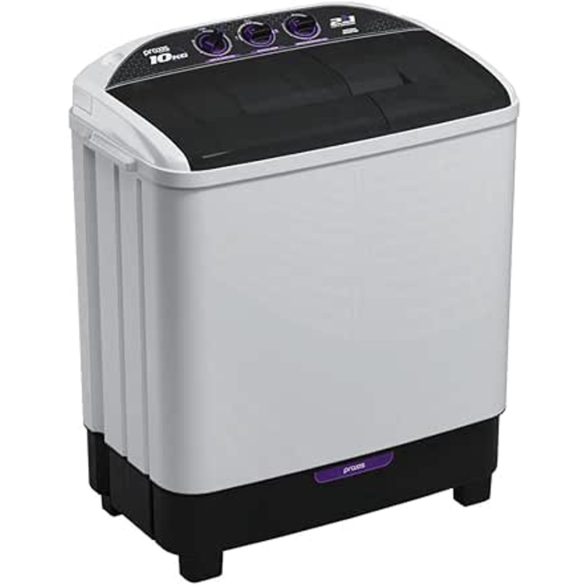 Praxis Máquina de Lavar Roupas 10kg 2 em 1 Lava 6kg e Centrifuga 4kg 127v Branca