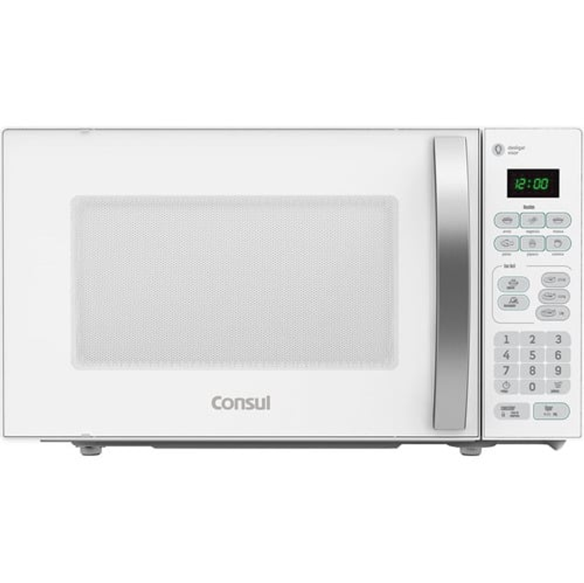 Micro Ondas 20 Litros 10 Níveis De Potência Cma20bb Consul Cor Branco 110v