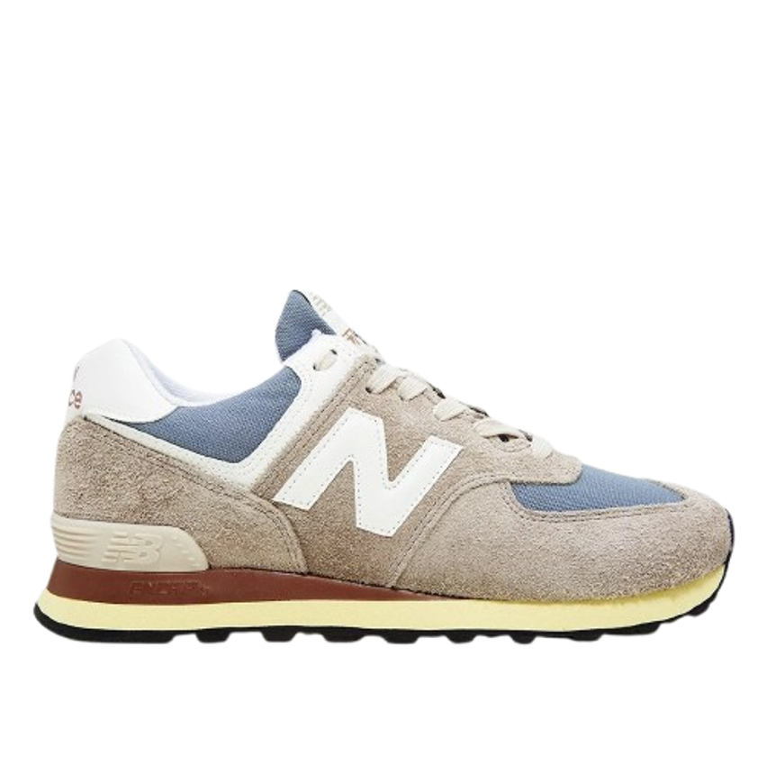 Tênis New Balance 574 V2 Unissex - Bege+Marinho
