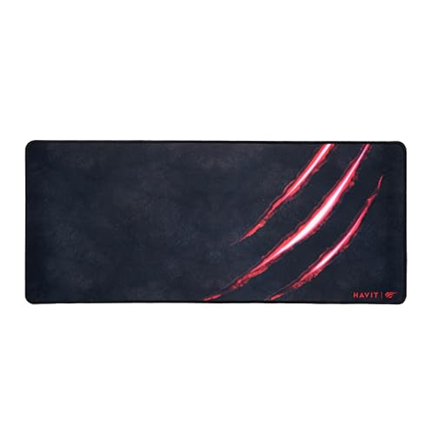 Havit Mouse Pad Grande 70 X 30 Cm Gamer, Hv-MP861, Movimento Suave e Preciso, Costurado, Preto