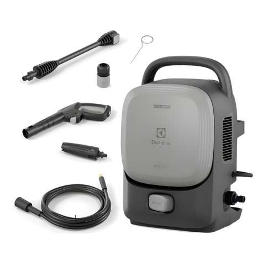 Lavadora de Alta Pressão Electrolux 1600PSI 1400W EasyWash com Engate Rápido (QWS1600) Cor Urban Grey