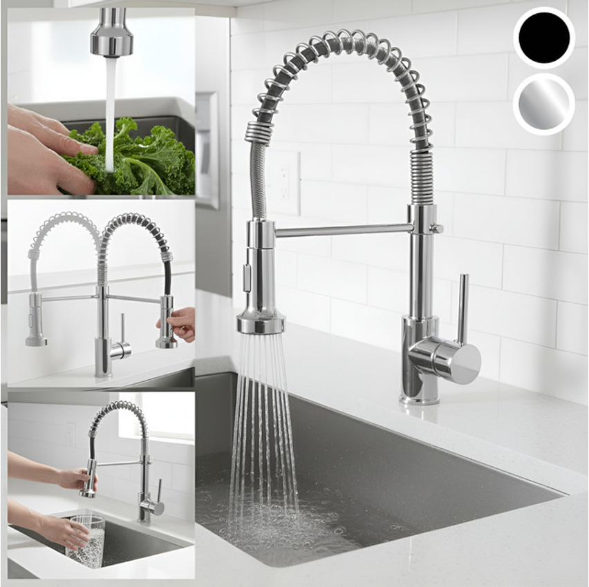 Torneira De Cozinha Monocomando Bancada Gourmet  Quente Fria