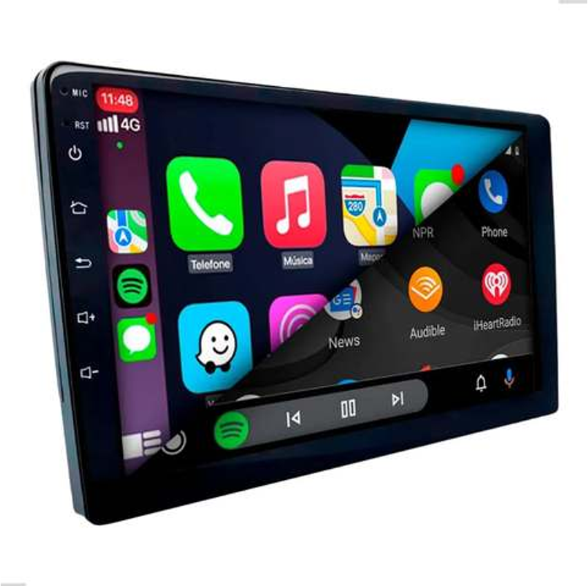 Multimidia Universal 9' 2din Android 13 Carplay Android Auto Preto