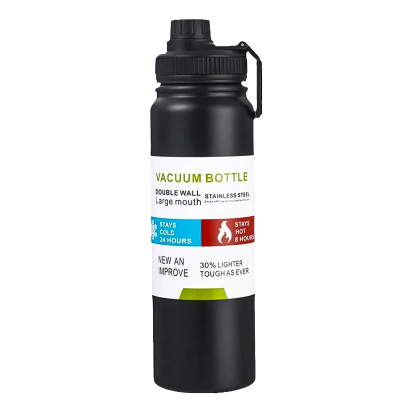 800mlgarrafa Térmica Água Squeeze Inox Academiaquente E Frio