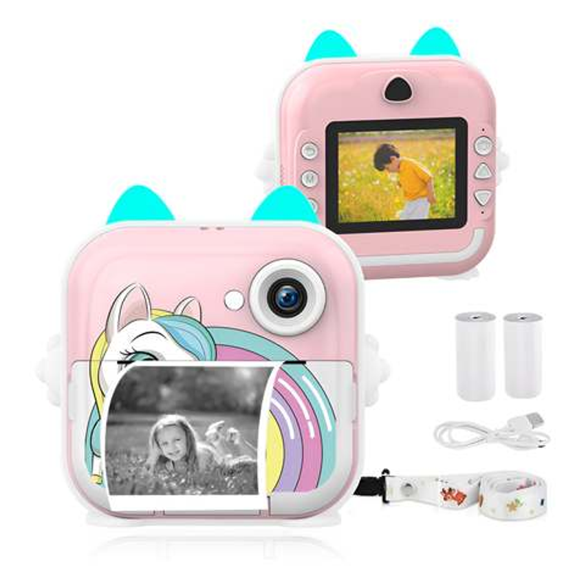 Inova Câmera Infantil Instantâneal Tela Digital Hd Jogos