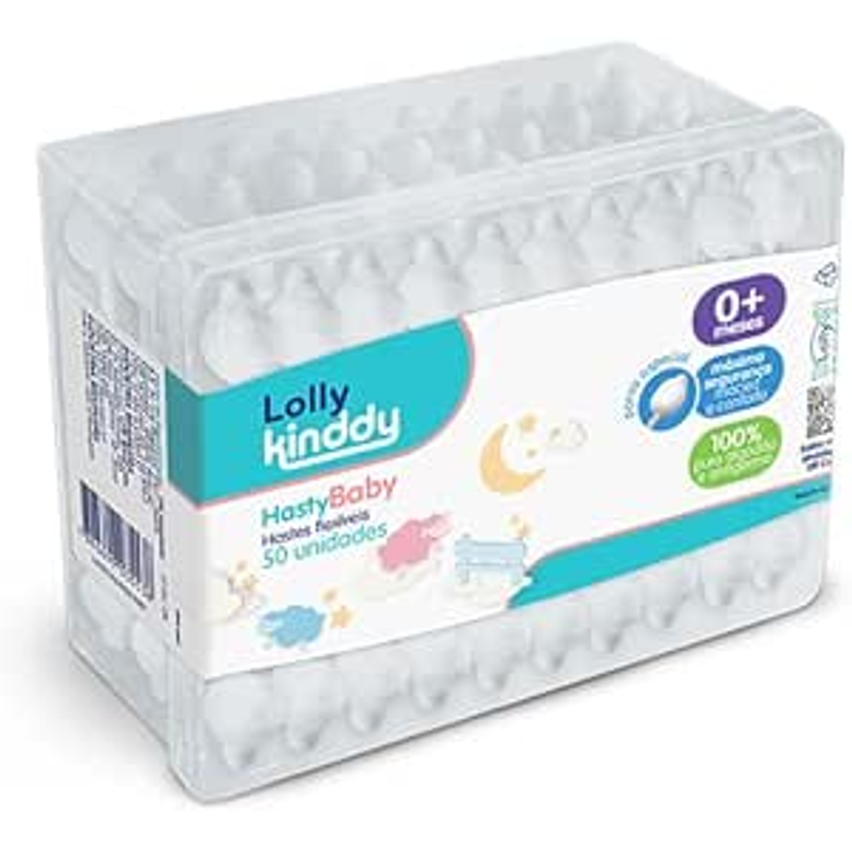 Hastes Flexiveis HastyBaby 50 Unidades Lolly