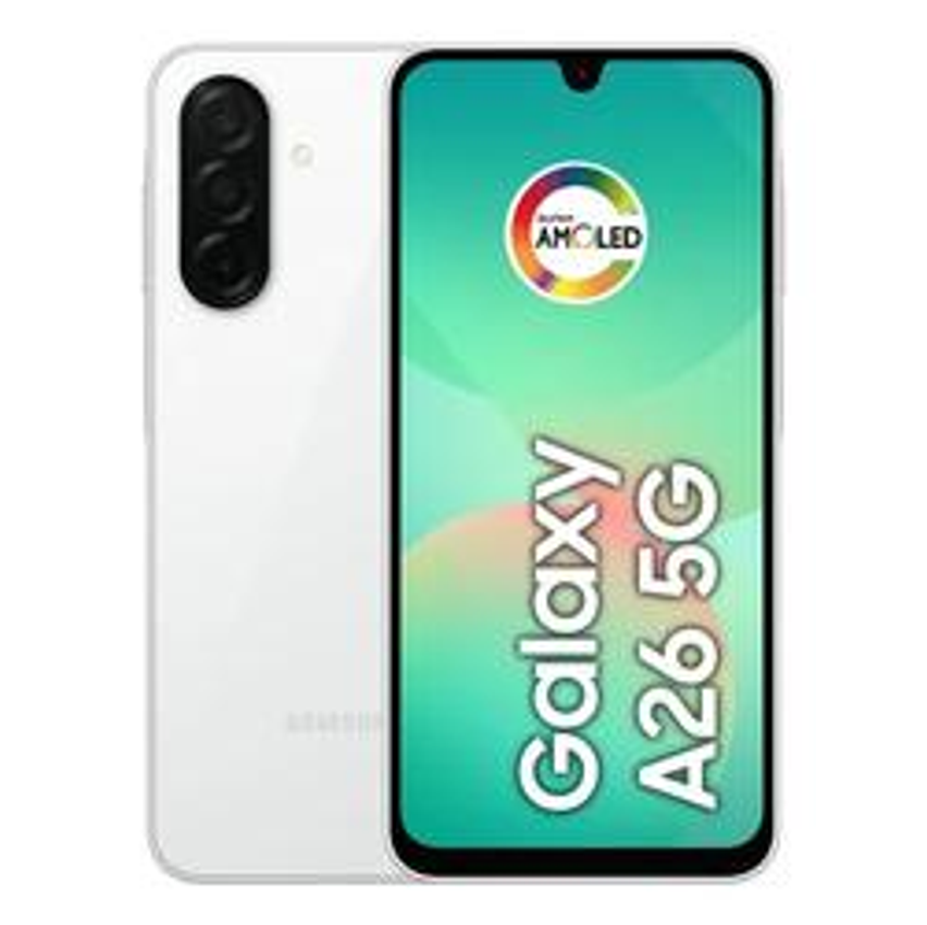 Smartphone Samsung Galaxy A26 5g 256gb, 8gb Ram, Câmera De 50mp, Ip67, Tela Super Amoled 6.7 , Nfc - Branco
