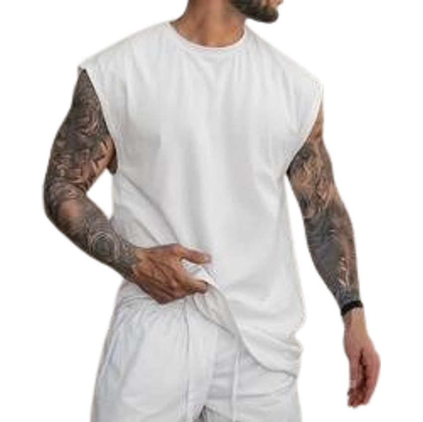 Regata Masculina Oversized Machão Muscle 100% Algodão
