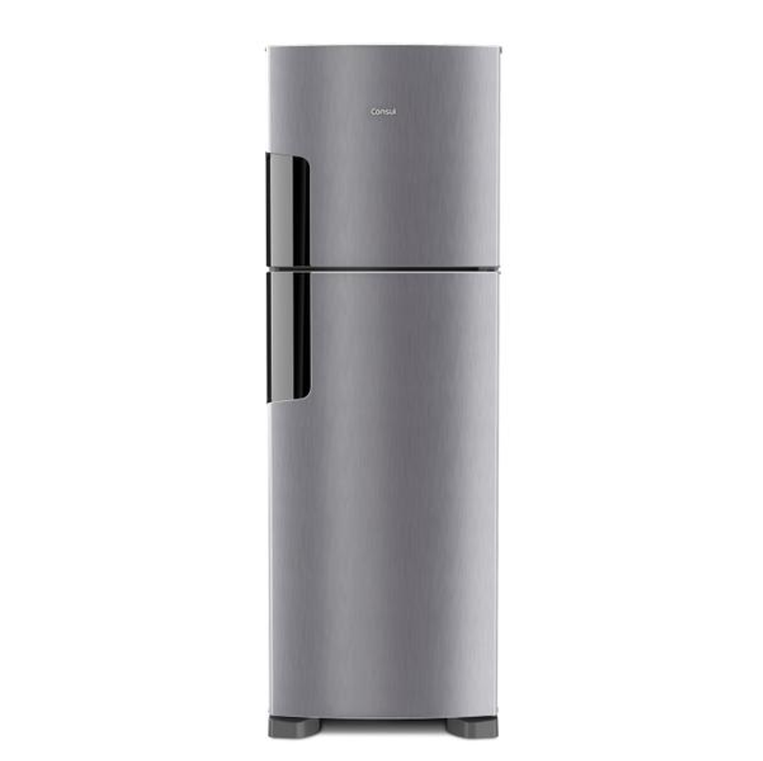 Geladeira Consul Frost Free Duplex 386 Litros com Altura Flex Cor Inox - CRM44AK