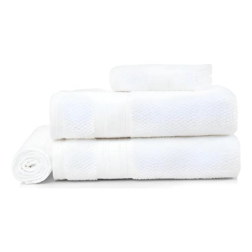 Karsten Empire Fio Cardado Jogo De Banho Cor Branco
