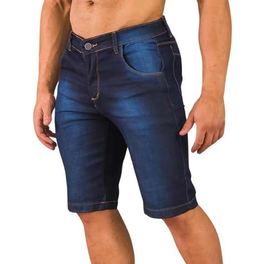 Bermudas Masculina Slim Com Lycra