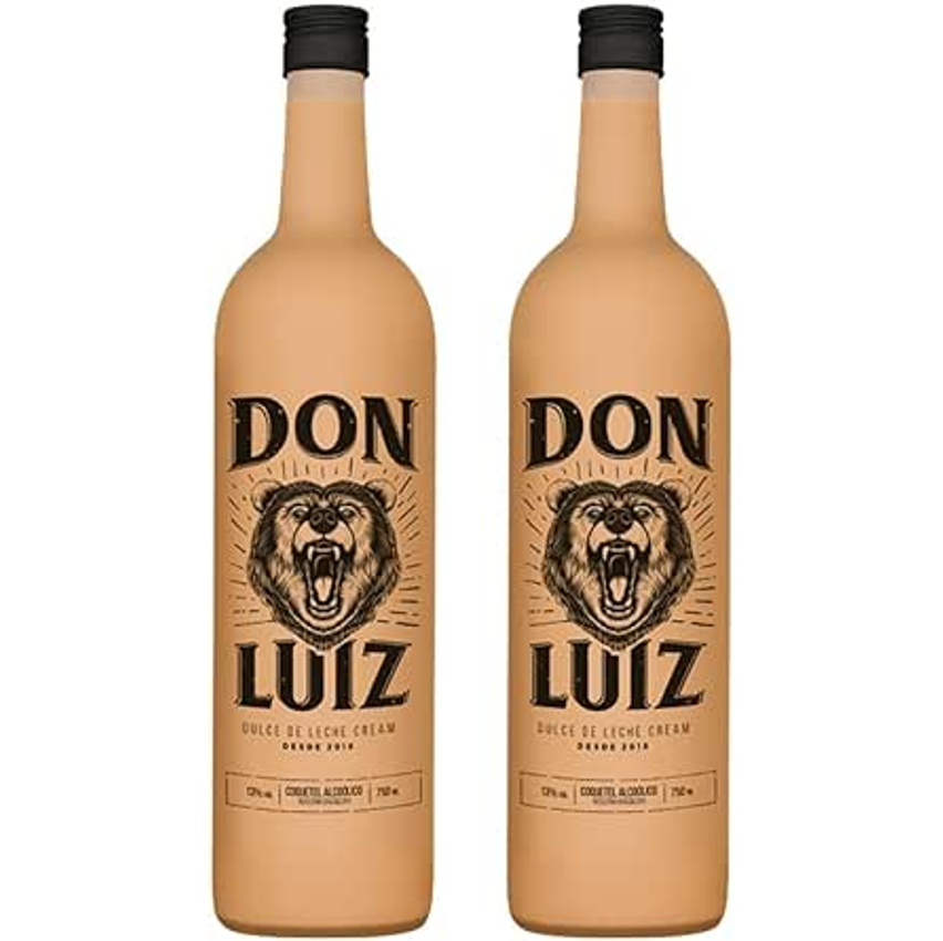 Licor De Doce De Leite Don Luiz 750ml - Dulce De Leche Cream - Kit 2