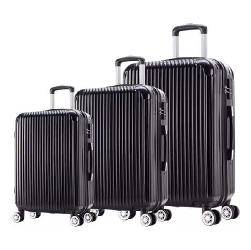 Kit Conjunto 3 Malas De Viagem Abs Pmg 10kg 23kg 32kg Top