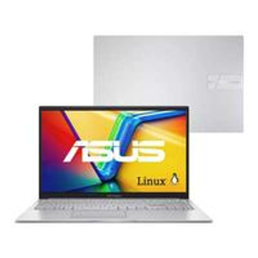 Notebook Asus Vivobook 15 X1504va Intel Core I5 1334u 4gb Ram 256gb Ssd Linux Keepos Tela 15,6" Led Fhd Silver - Nj1726