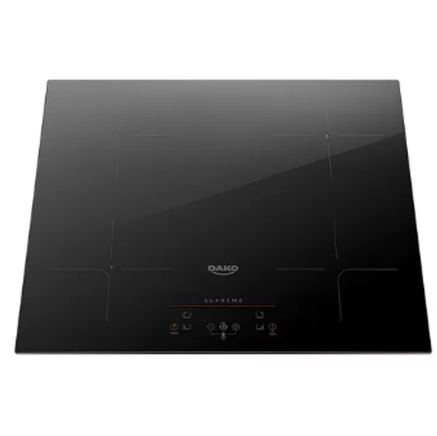 Cooktop de Indução 4 Bocas Preto com Trava de Segurança Dako Supreme 220V