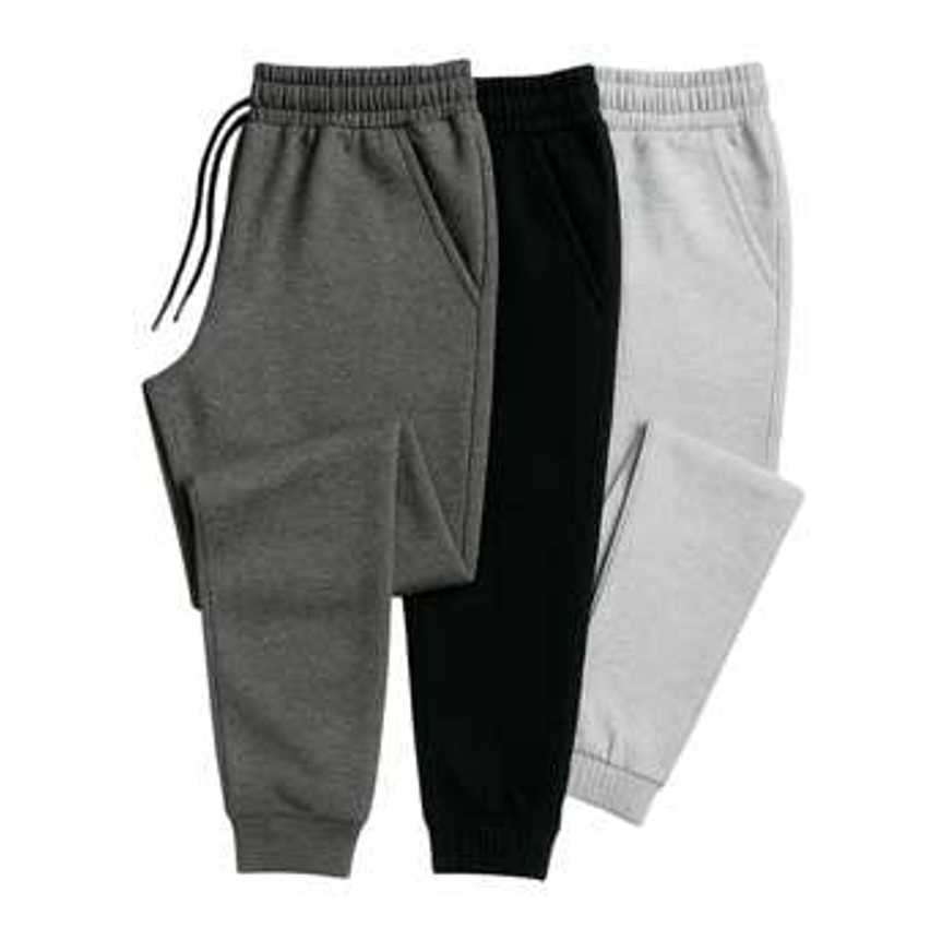 Kit 3 Calças Moletom Masculina Slim Jogger Para Academia