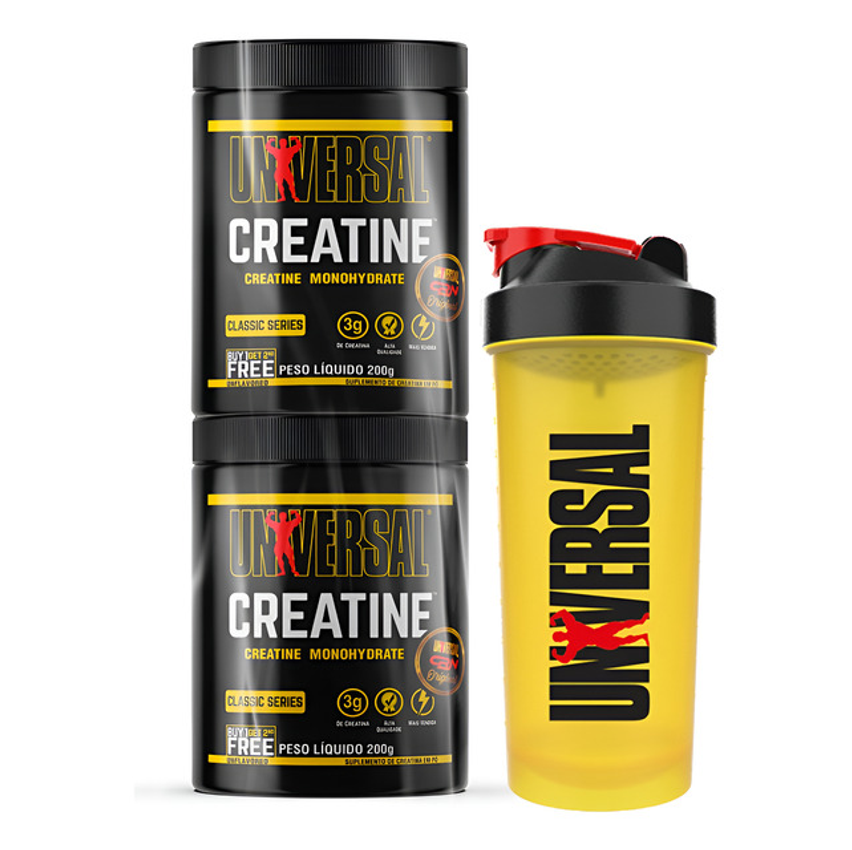 Combo Creatina Universal 200g + 200g Universal Nutrition