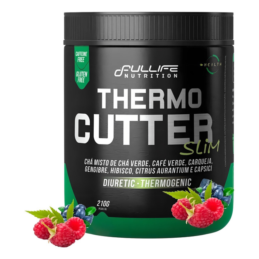 Termogênico Thermo Cutter 210g Fullife - Chá Verde Hibisco Sabor Red Ice