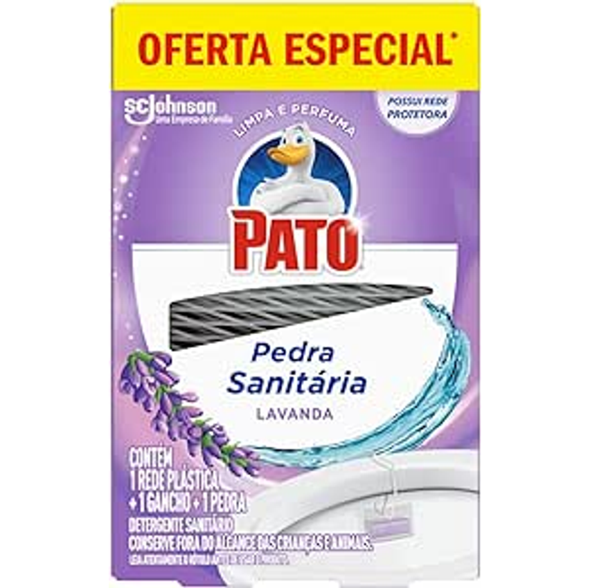 Pato Desodorizador Sanitário Pedra Lavanda