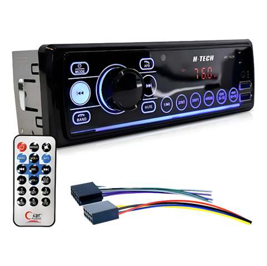Som Automotivo H-tech ht-1025 Bluetooth Usb Mp3 com controle