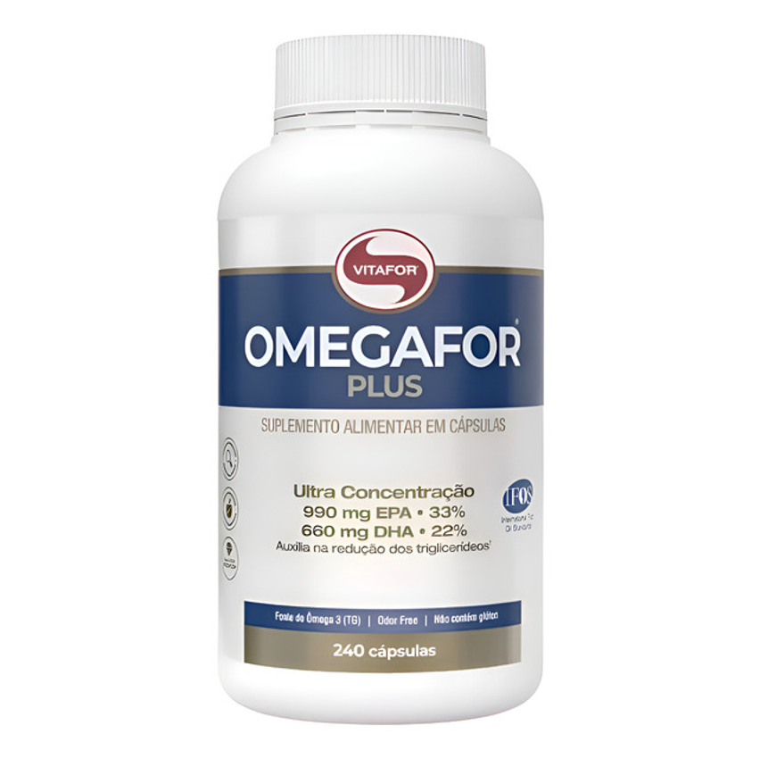 Omega 3 Omegafor Plus 240caps Concentrado Vitafor