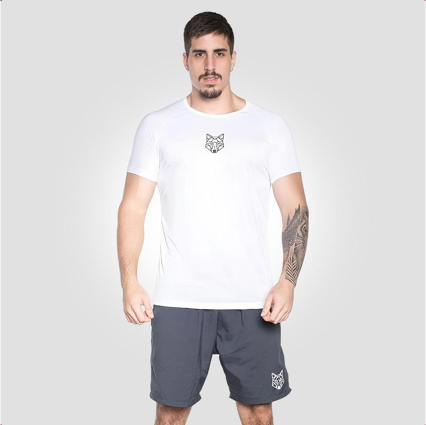 Camiseta Dry Perfomance Lobo Geométrico Alpha Co
