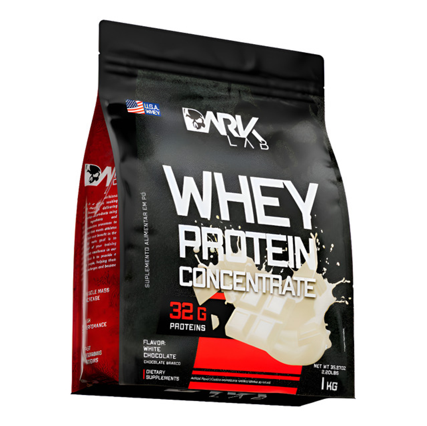 Whey Protein Concentrado 1kg Chocolate Branco Dark Lab