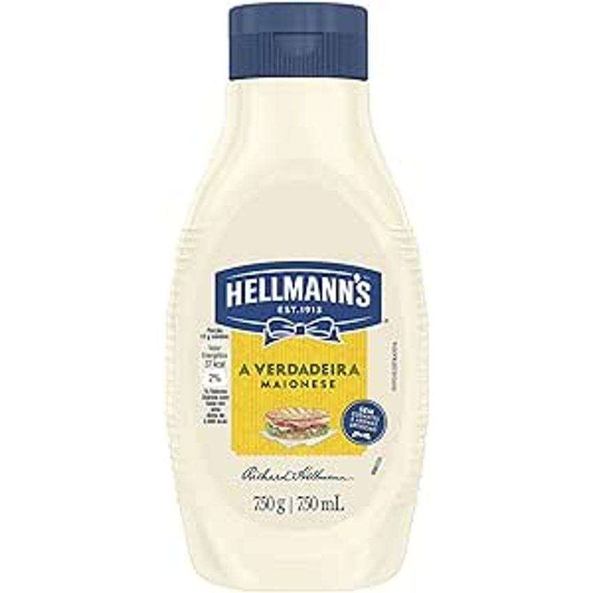 Hellmann´s Maionese Squeeze 750G - Tamanho Grande