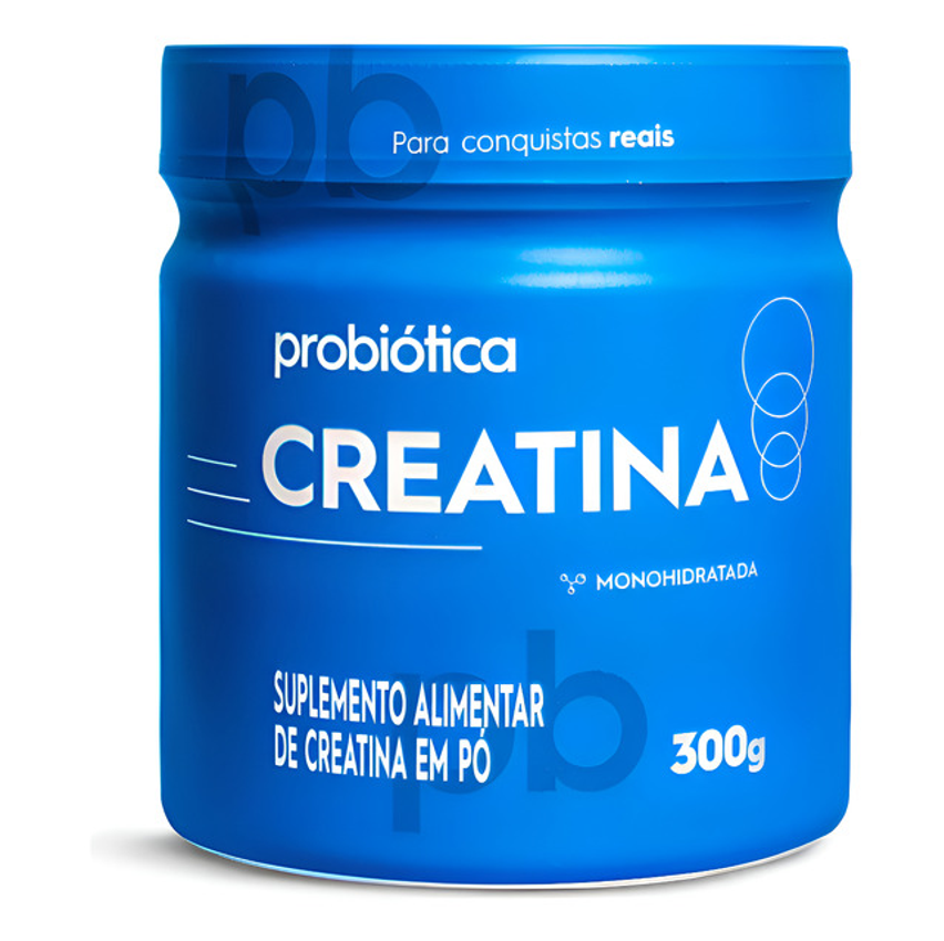 Creatina Em Pó Probiotica Em Pote De 300g 100% Monohidratada