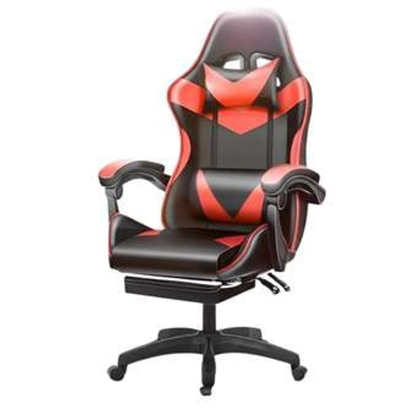 Cadeira Gamer Premium Escritório Giratória 360º Reclinável Cor Vermelho