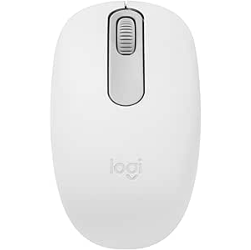 Mouse Sem Fio Logitech M196 Com Conexão Bluetooth - Branco