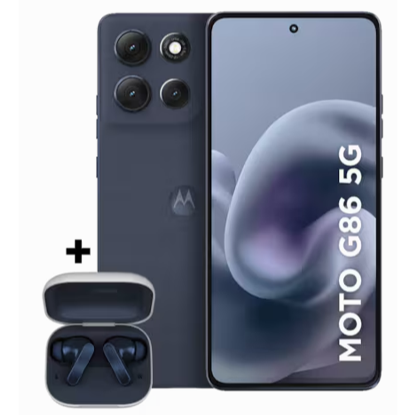 Smartphone Motorola Moto g86 5G + Moto buds 256GB - Grafite