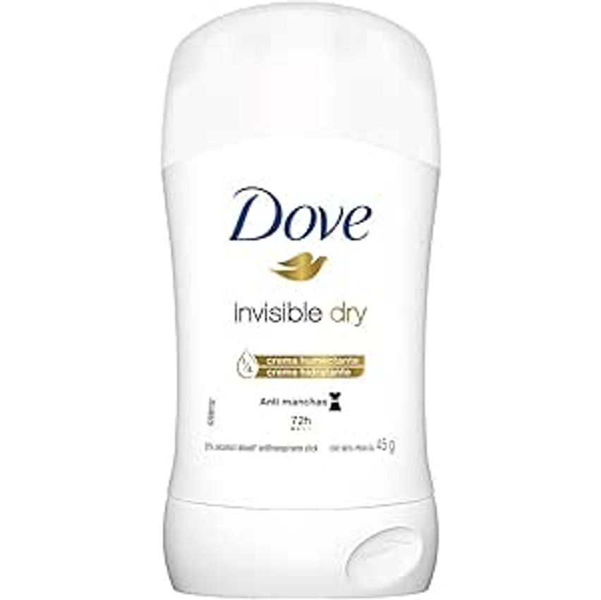 Dove Antitranspirante Stick Invisible Dry 45g