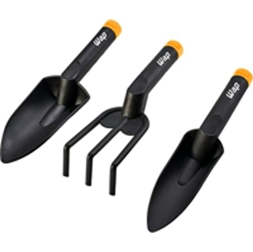 Kit Jardinagem Manual com Duas Pás e um Ancinho WAP GKJM01