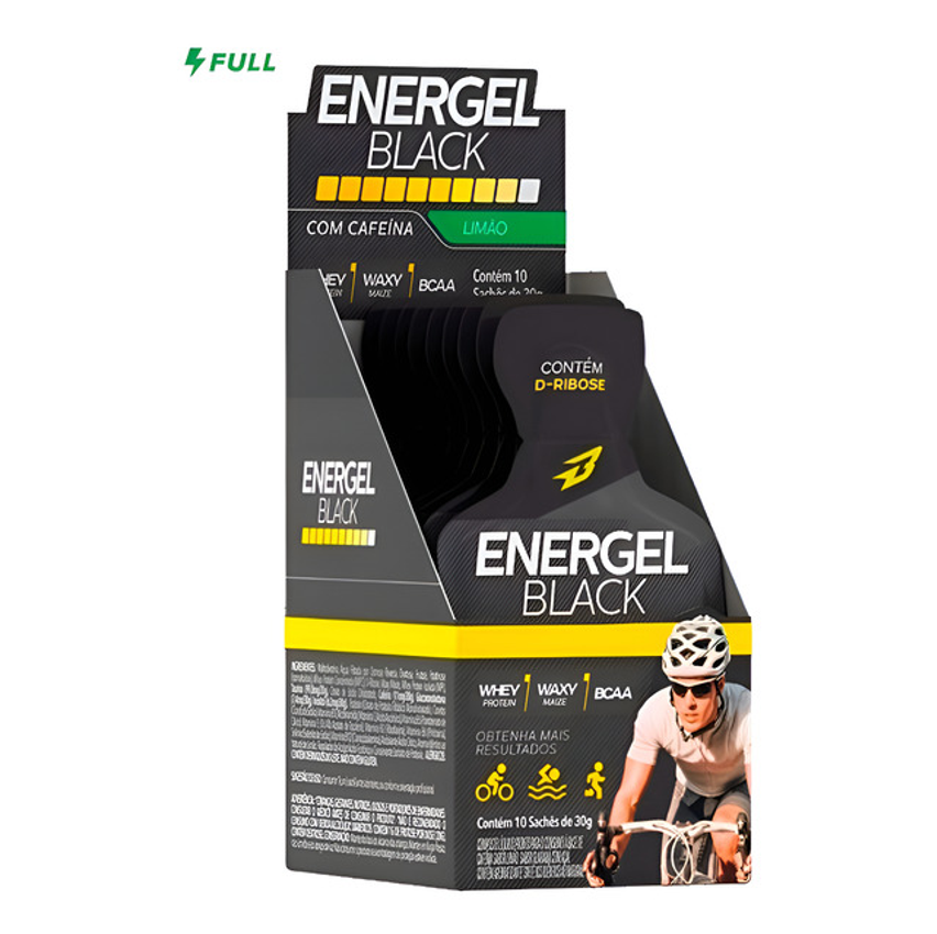 Energel Black Cx10 Sachês - Bodyaction - Sabores