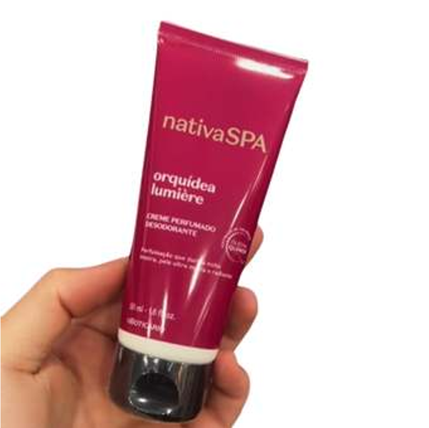 GRÁTIS - Creme Perfumado Desodorante Nativa SPA Orquidea Lumière