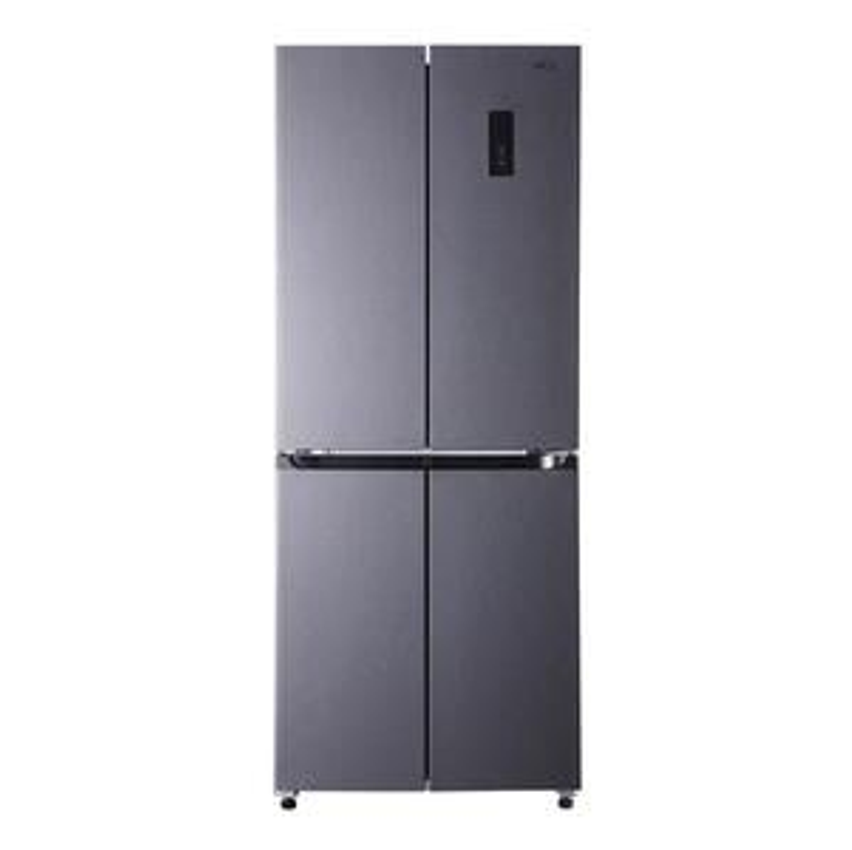 Geladeira Refrigerador Hq Frost Free Inverter Multidoor 426 Litros Prata Hq-426mdff