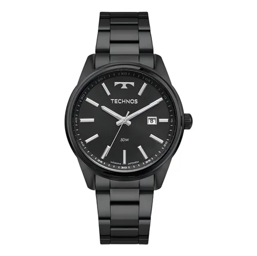 Relógio Technos Masculino Steel Grafite