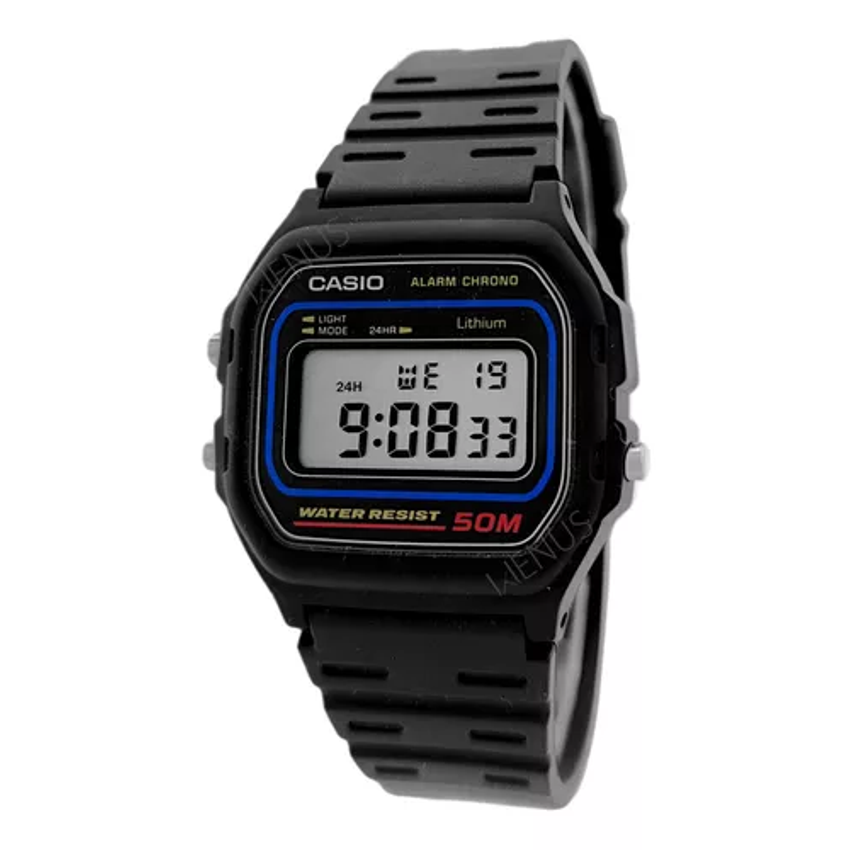 Relógio Casio Unissex W-59-1VQ - Digital - Resina Preto