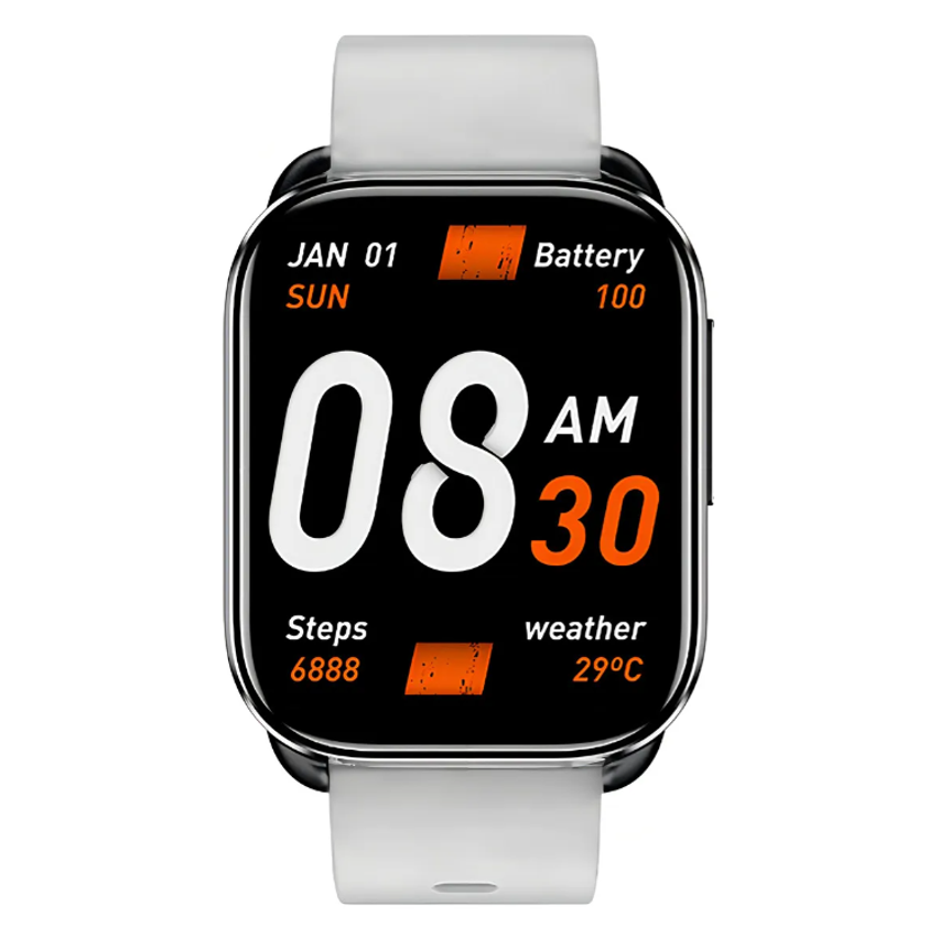 Relógio Smartwatch Qcy Watch Gs S6 Bluetooth Ipx8 Cor Preto