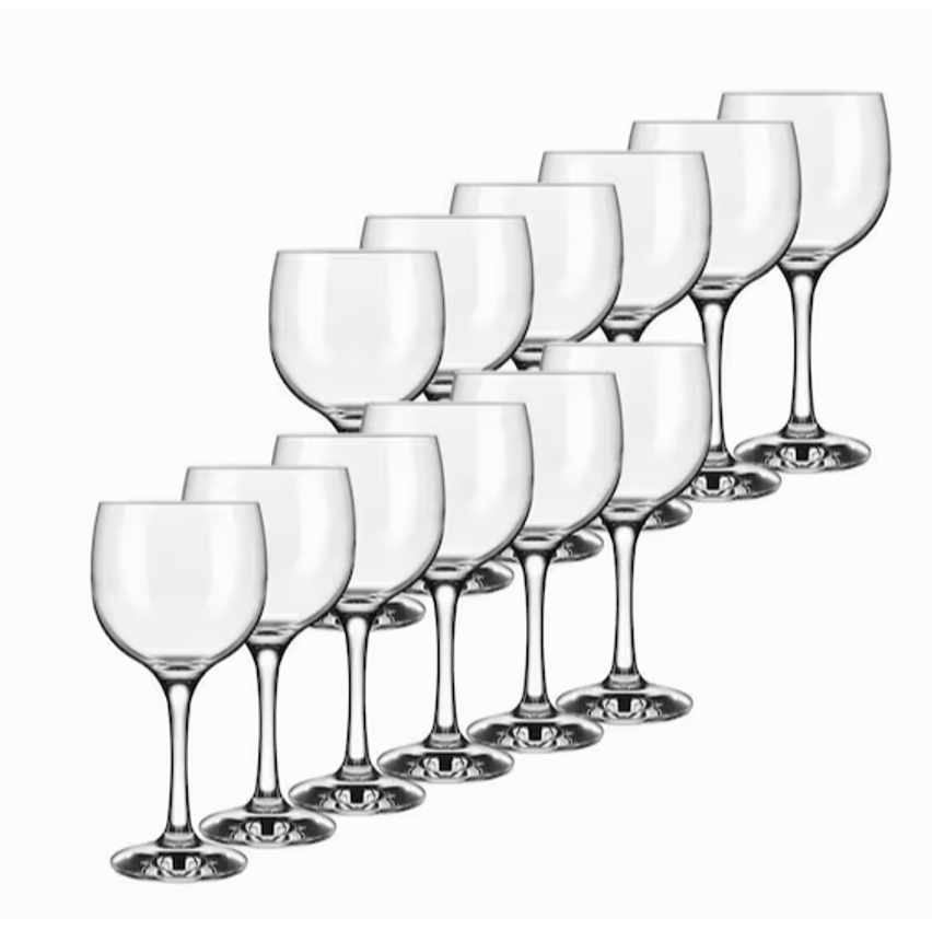 Conjunto de Taças 320ml SM Royal Vinho 12 Peças - Transparente