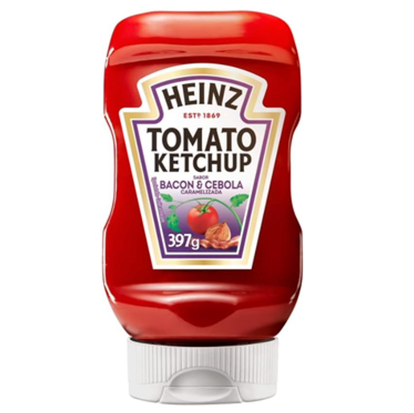 Heinz Bacon & Cebola Caramelizada - Ketchup, 397g
